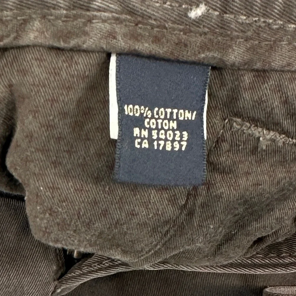 Banana Republic Heritage‎ Cargo Pants 30x30 Olive Brown Y2K Military Utility